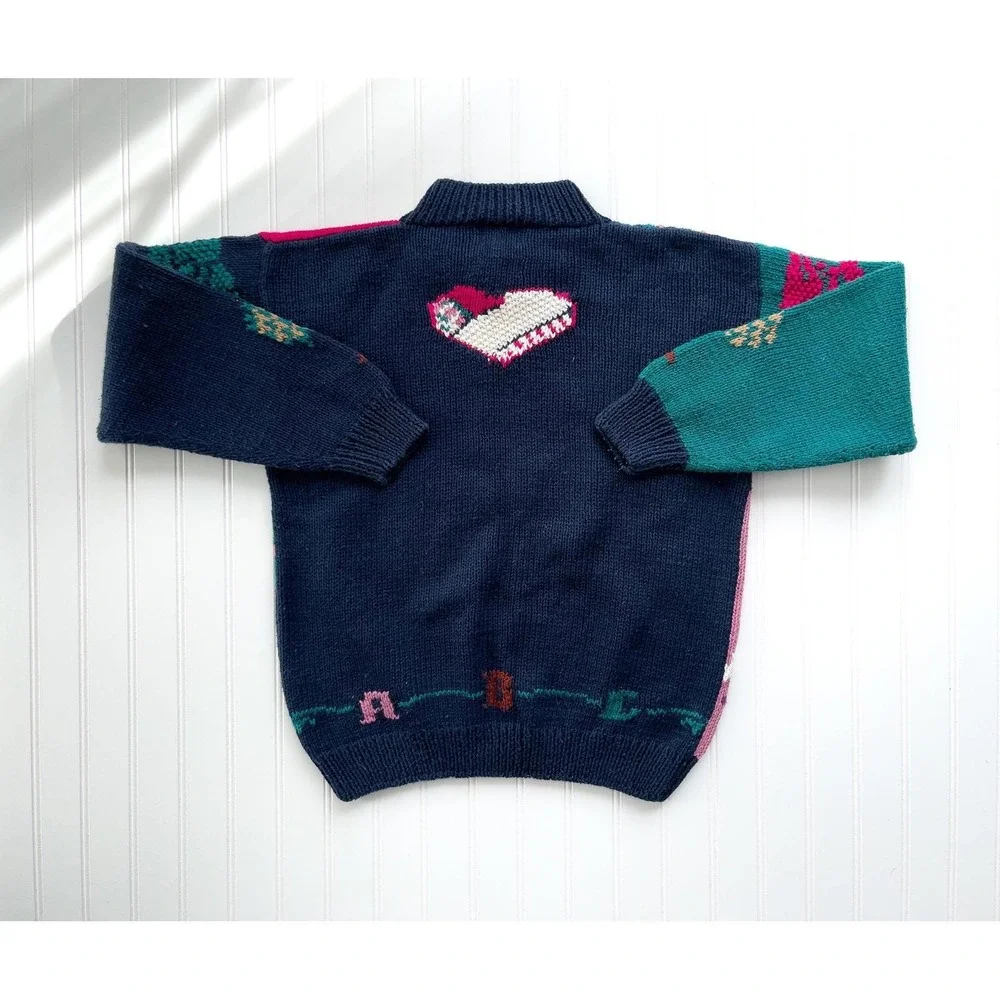 vtg Cape Isle‎ Knitters Americana doll farmhouse goose hand knit sweater